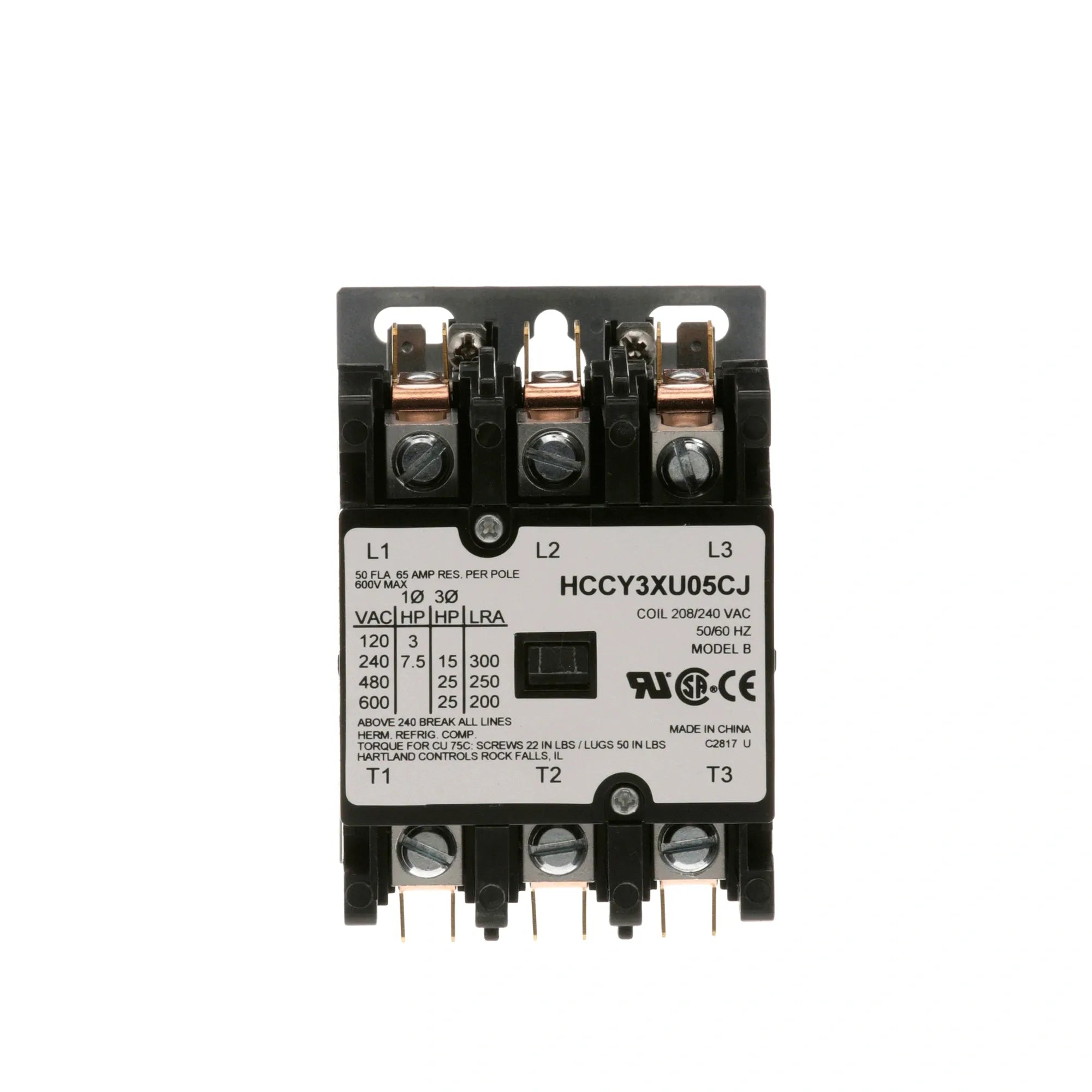 00-836805 Hobart - 3 Pole Contactor 50/65A 208/240V alternate view 1 00-836805 Hobart - 3 Pole Contactor 50/65A 208/240V alternate view 1